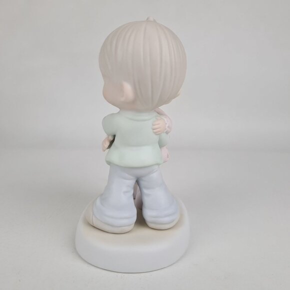 Precious Moments 521299 "Hug One Another" Retired Figurine Vntg +2 Ornament - Picture 3 of 7